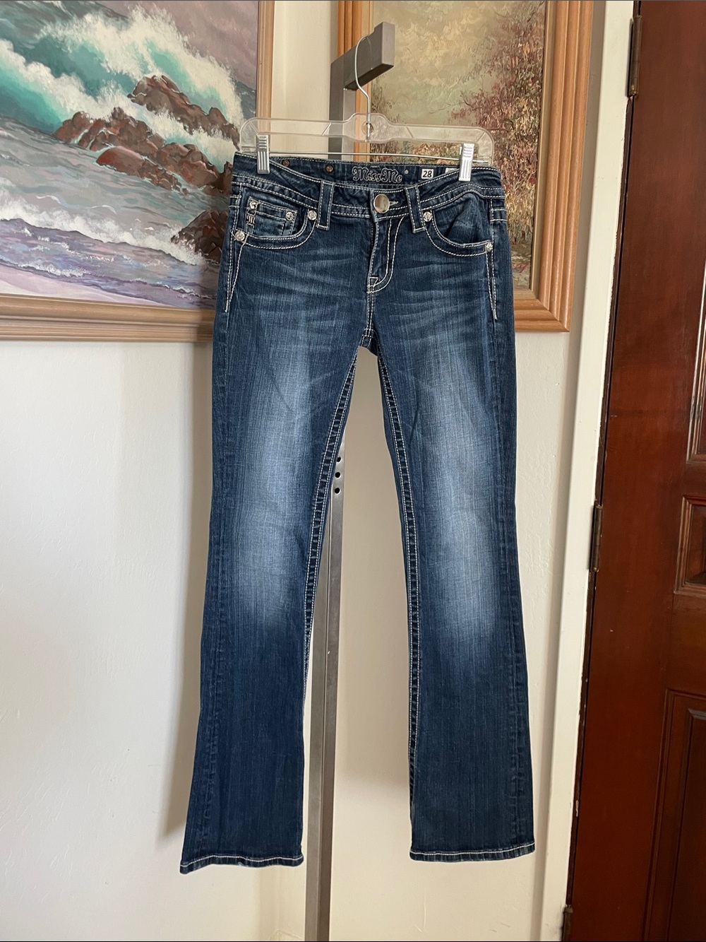 Miss Me Dark Blue Boot Cut Jeans